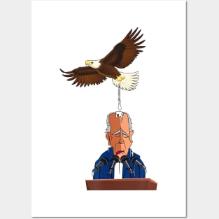 Funny Anti Biden and bird Posters and Art